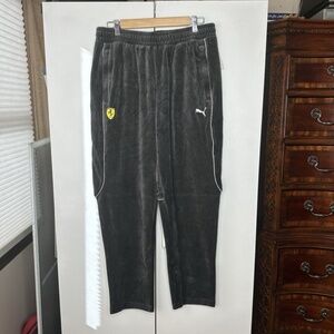 Puma Ferrari Race MT7 Sweatpants Track Pants Men's Sz Large Black 627181 01 NEW